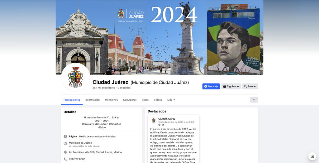 Municipio recupera cuentas de Facebook tras hackeo no afectó a página